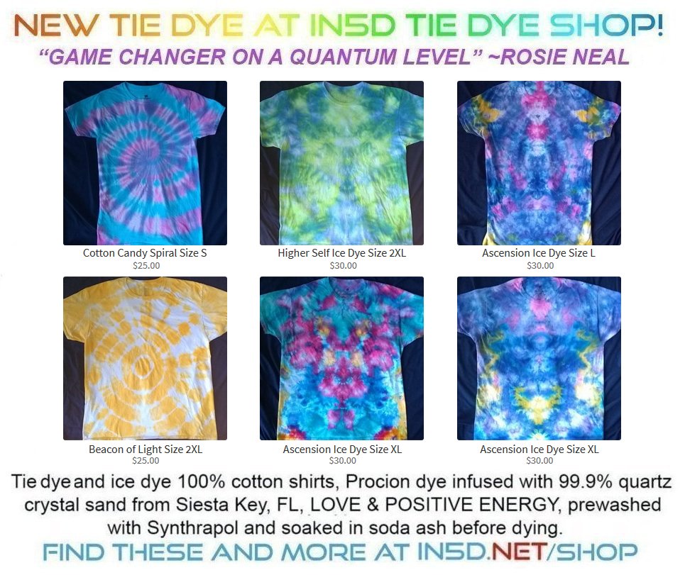 New Quantum Tie Dye Shirts