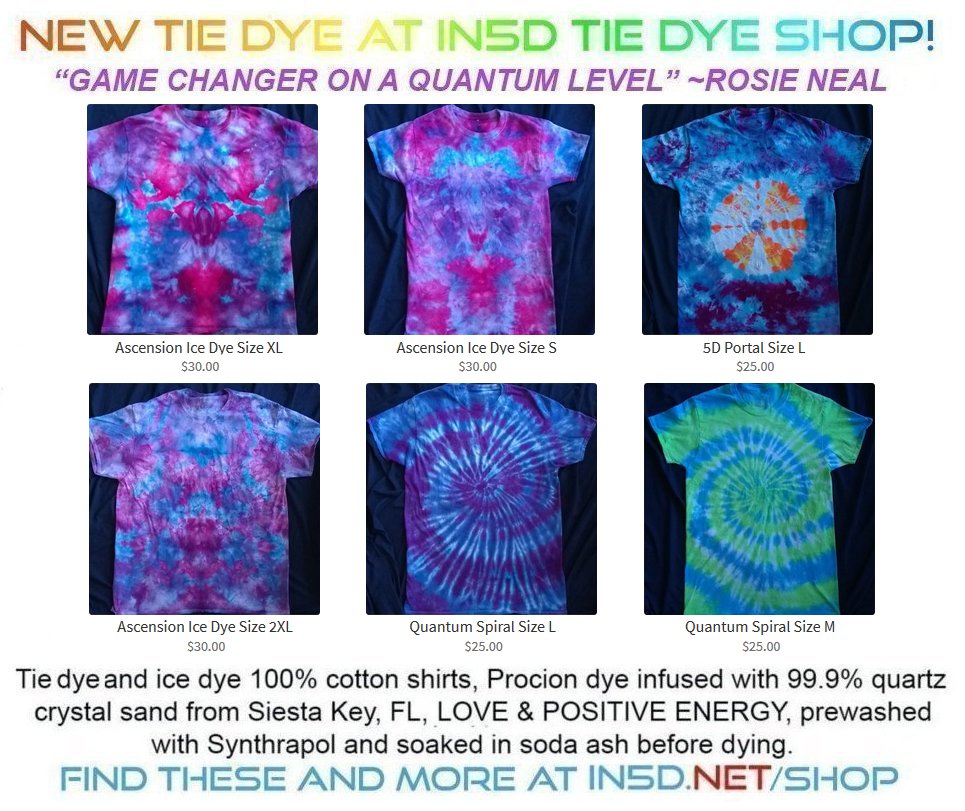 New Quantum Tie Dye Shirts 