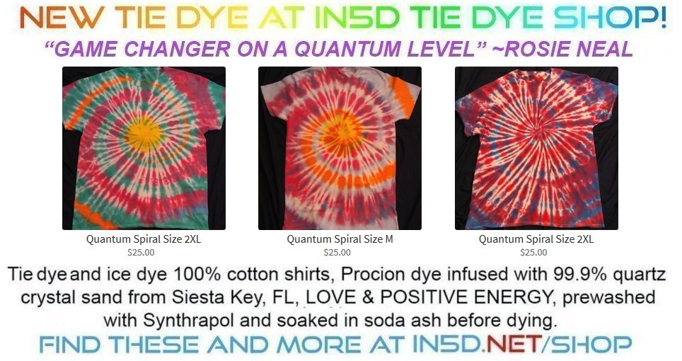 New Quantum Tie Dye Shirts December 4, 2019