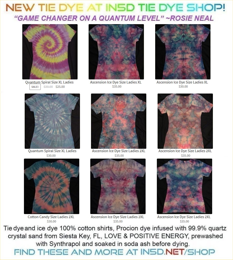 New Quantum Tie Dye Shirts November 29, 2019