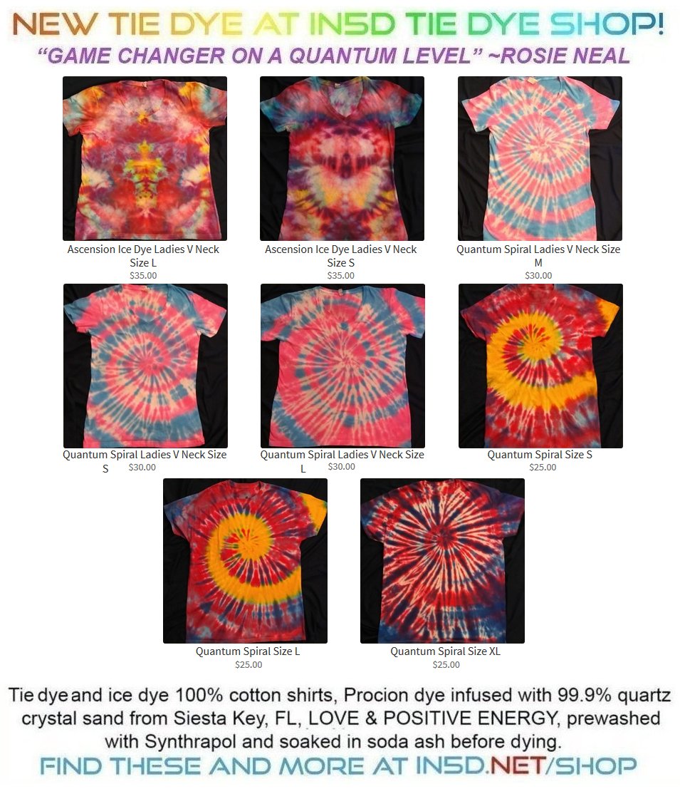 New Quantum Tie Dye Shirts December 3, 2019