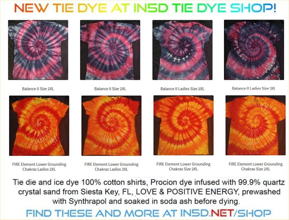NEW In5D Quantum Tie Dye Shirts